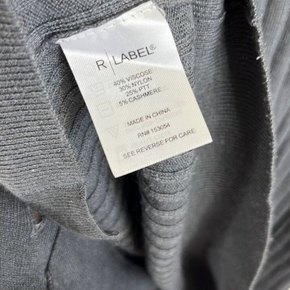 The Reset R Label Cashmere Ribbed Cardigan Sweater - Picture 6 of 7